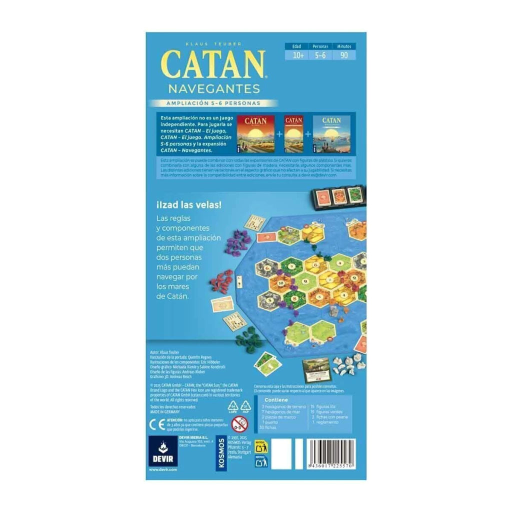 Catan: Navegantes de Catan ampliación a 5-6 jugadores