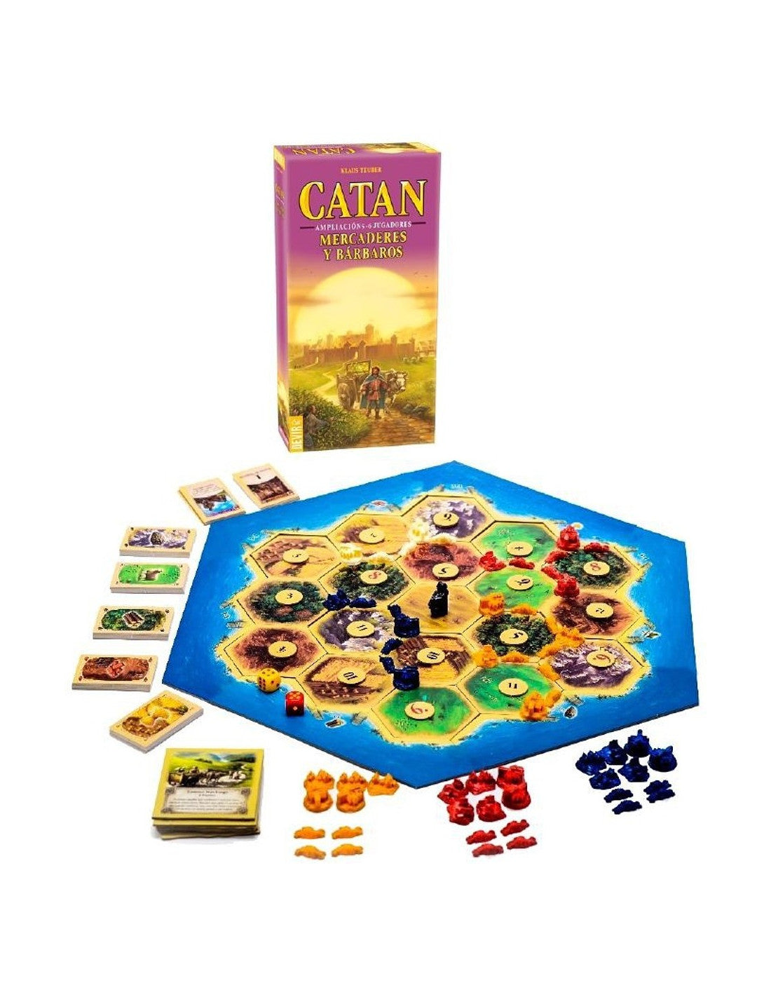 Catan: Mercaderes y Barbaros ampliación a 5-6 jugadores