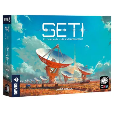 Caja de SETI: En busca de vida extraterrestre, edición en español de Devir